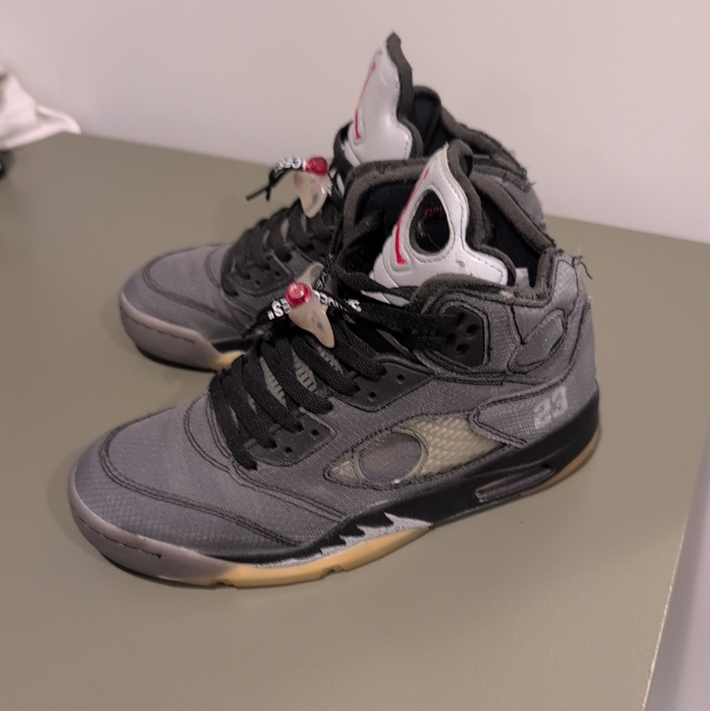 Nike Jordan 5 Off White The Ten Size 8 Muslin